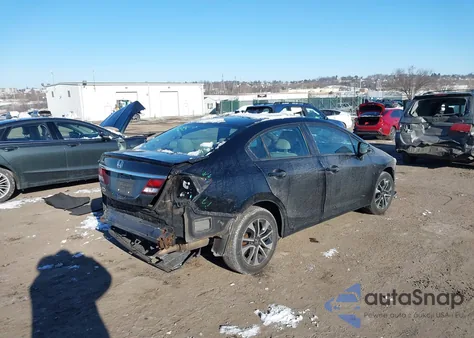 2013 Honda Civic Ex из США, поврежденный, VIN 19XFB2F86DE289086